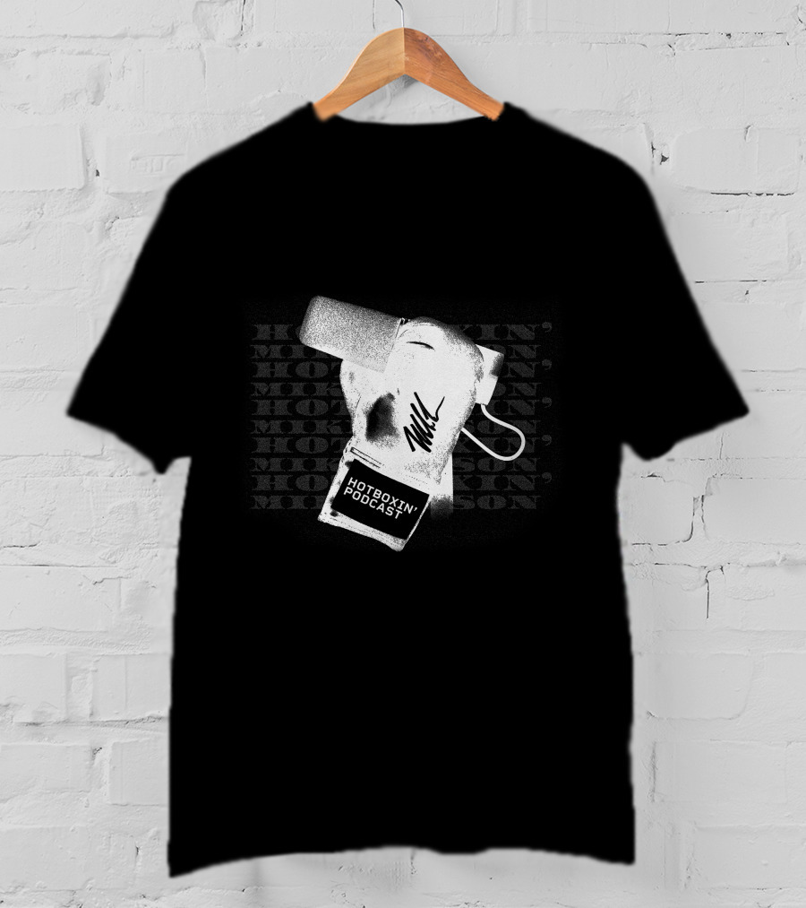 Hotboxin Podcast Boxing Glove With Signature T-Shirt