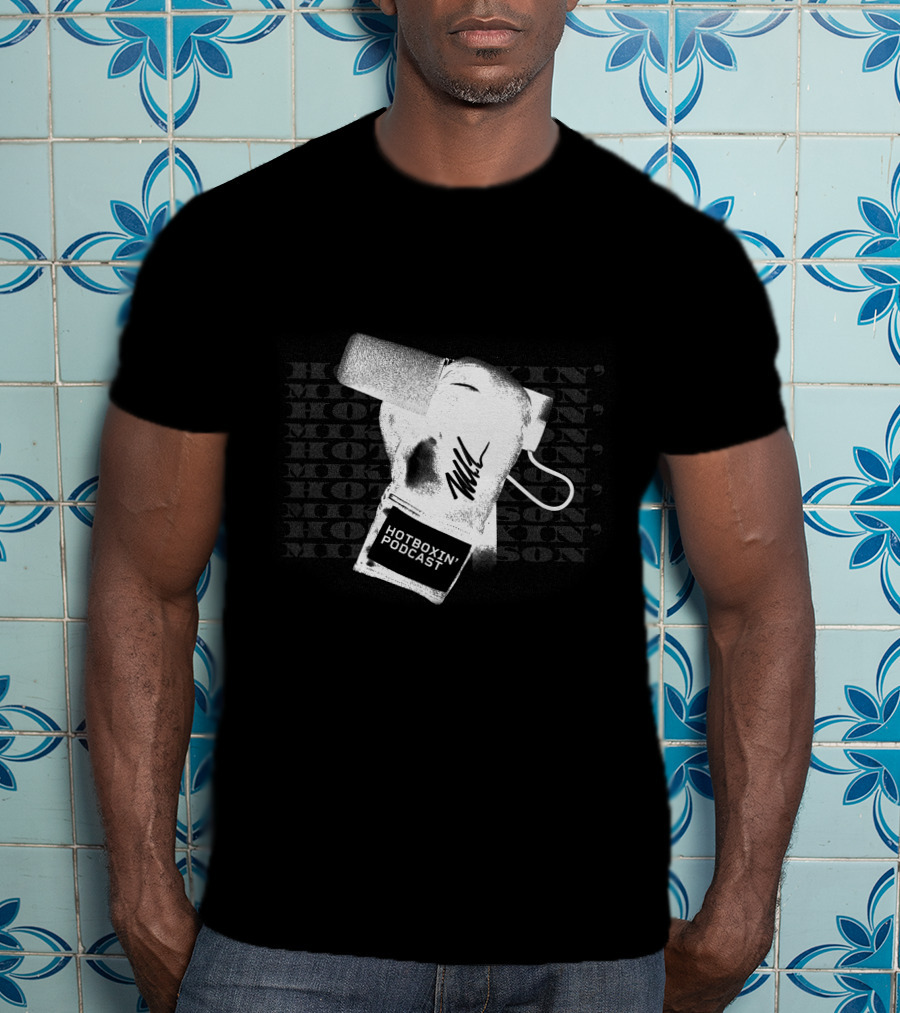 Hotboxin Podcast Boxing Glove With Signature T-Shirt