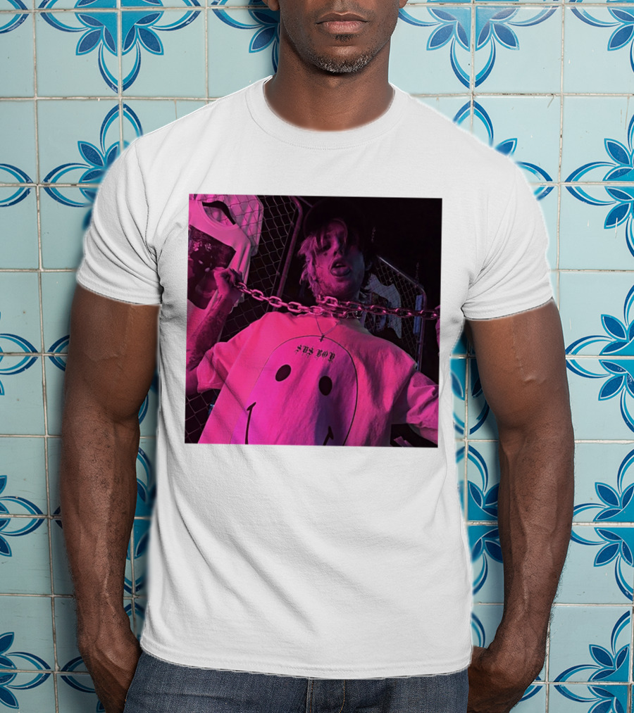 Sad Boy Lil Peep Merch Classique Chain Smiley T-Shirt
