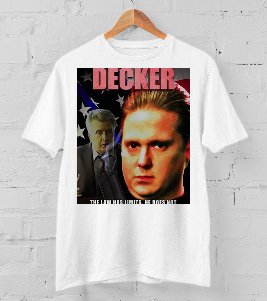 DECKER The Law Has Limits He Does Not On Cinema At The Cinema T-Shirt