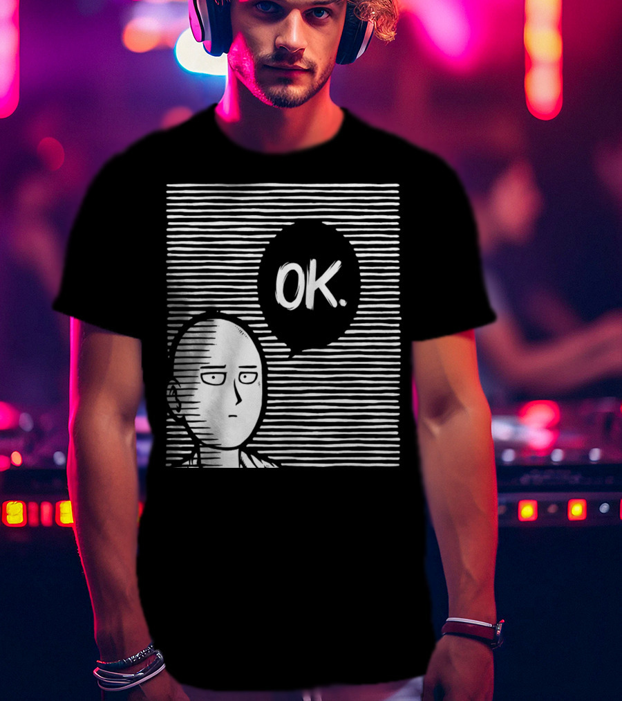 One Punch Man OK Comic T-Shirt