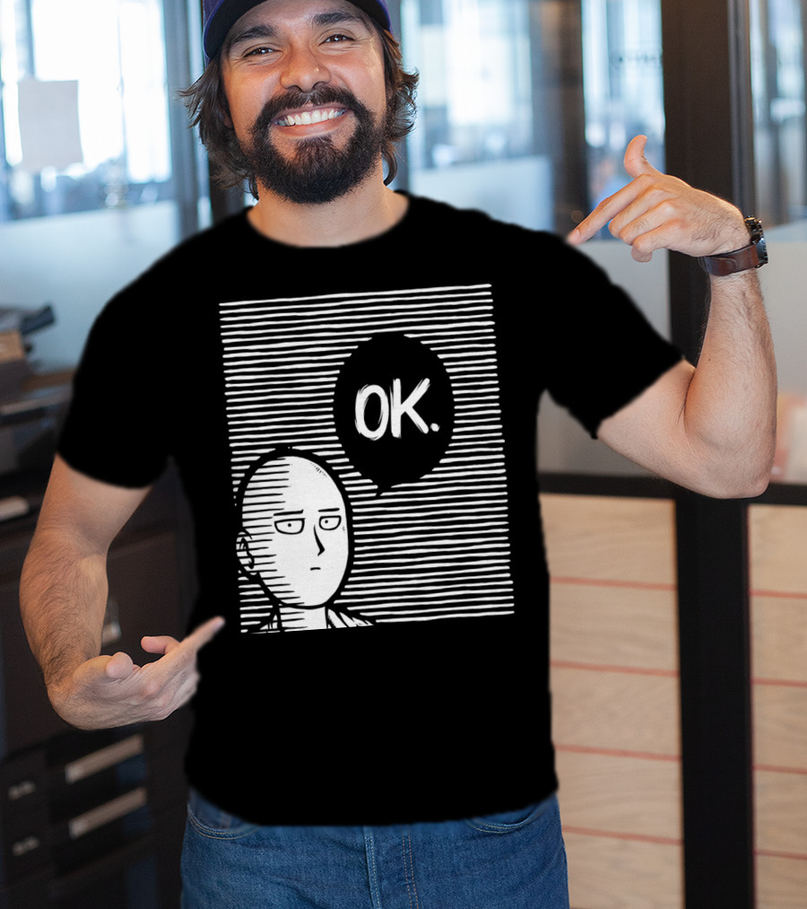 One Punch Man OK Comic T-Shirt