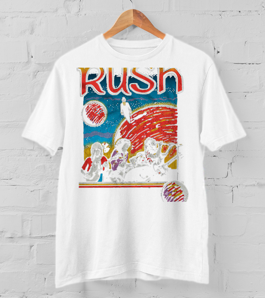 Rush Band Retro Space T-Shirt