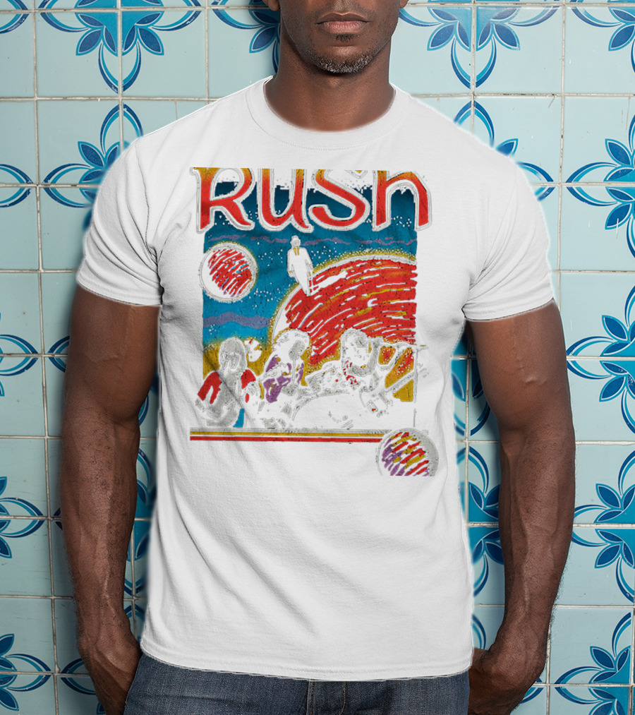 Rush Band Retro Space T-Shirt