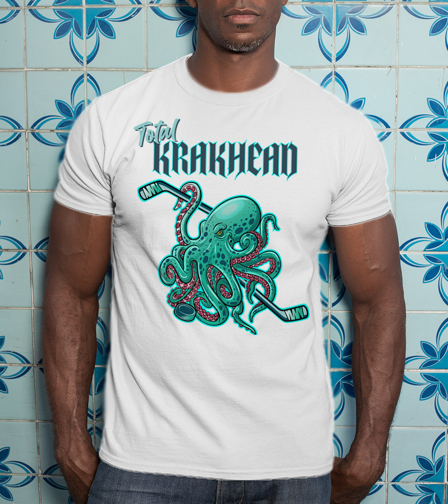 Total Krakhead Seattle Kraken Hockey Tentacles T-Shirt