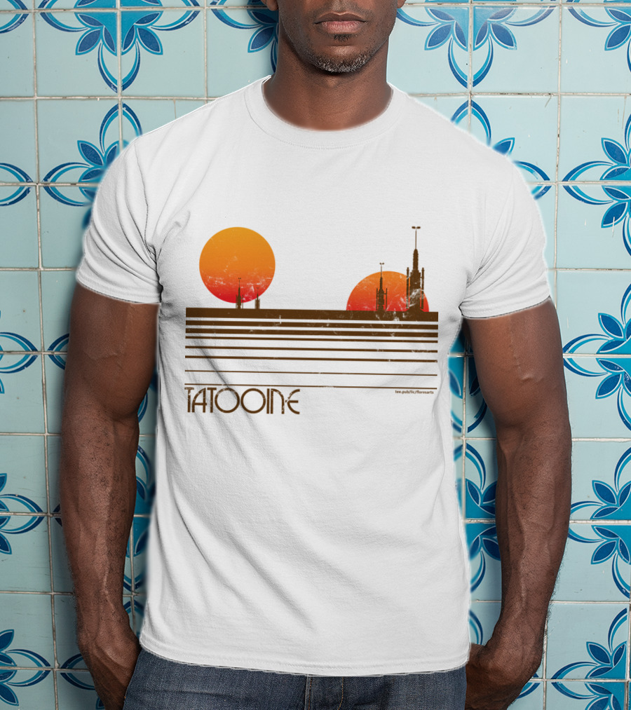 Star Wars Tatooine Sunset Twin Suns T-Shirt