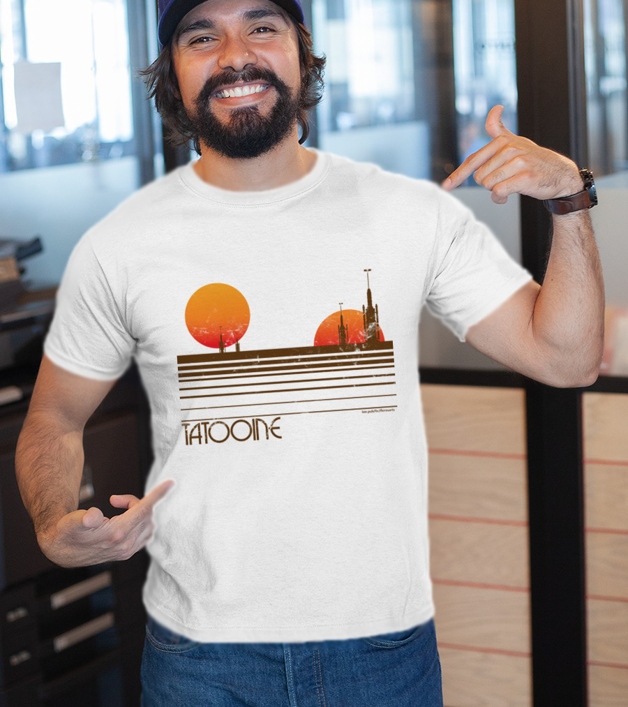 Star Wars Tatooine Sunset Twin Suns T-Shirt
