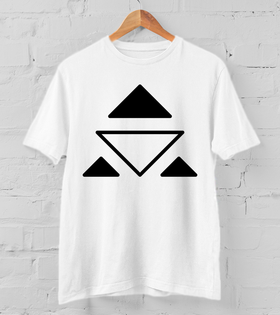 Tribal Symbols Spiritual Balance Triangles T-Shirt