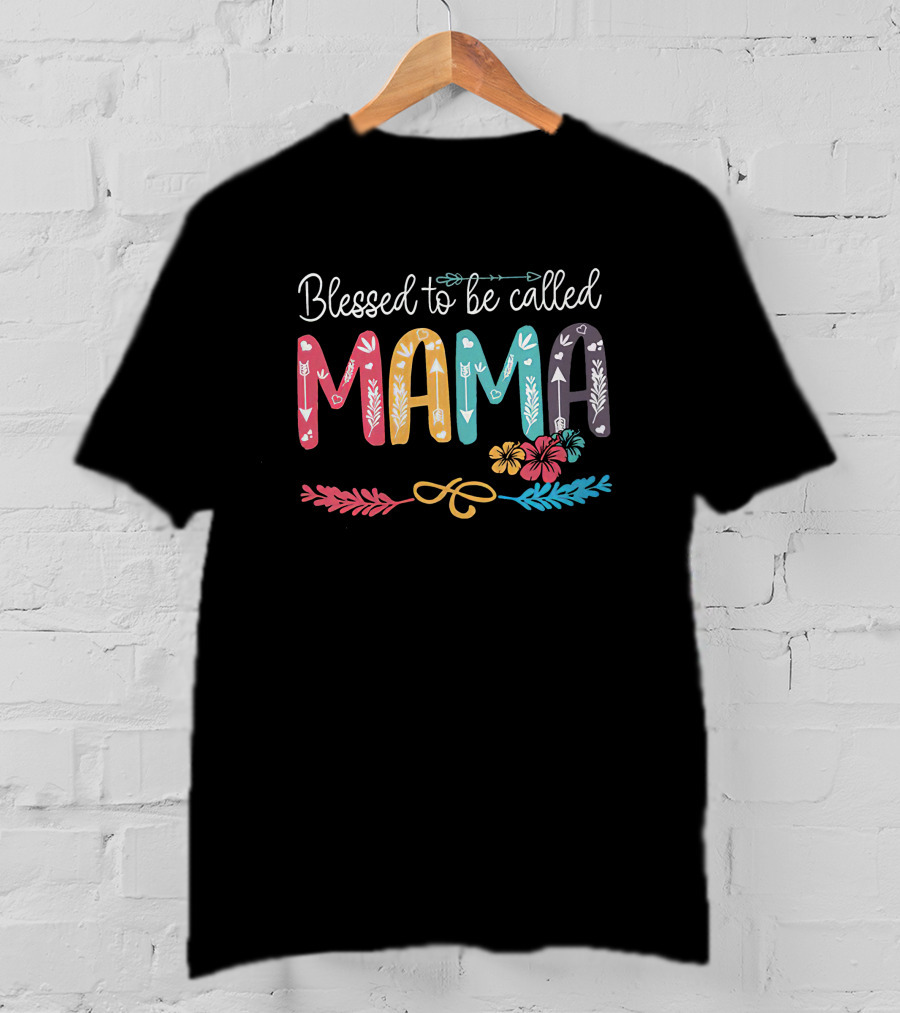 Blessed To Be Called Rainbow Mama T-Shirt