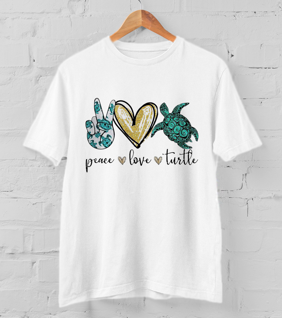 Peace Love Turtle T-Shirt