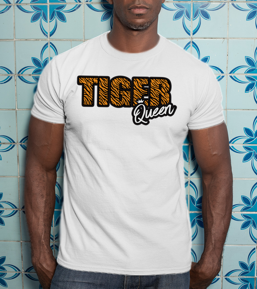 Tiger Queen Crowned With Stripes T-Shirt