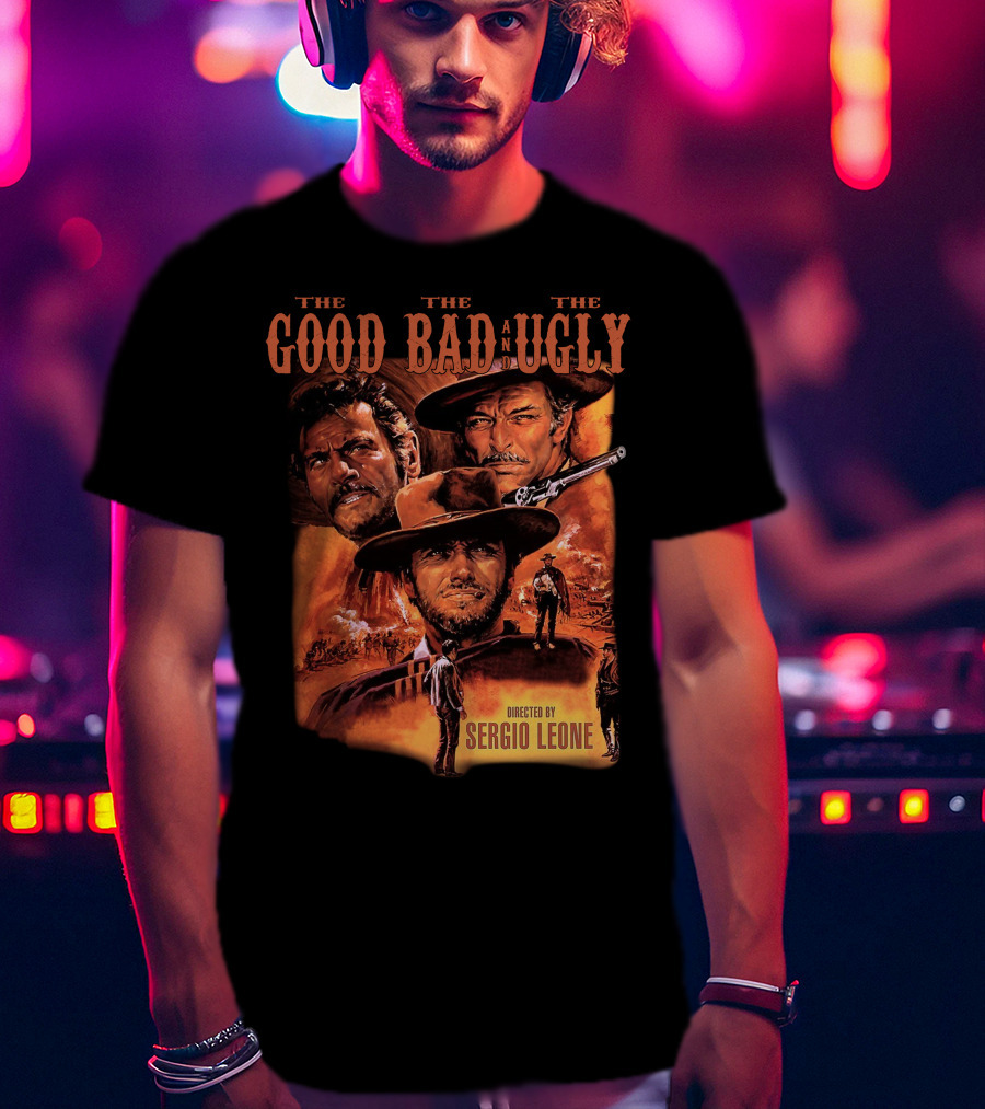 The Good The Bad And The Ugly Directed By Sergio Leone T-Shirt
