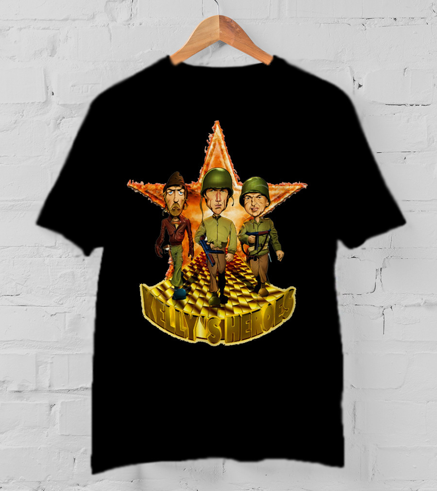 Kelly's Heroes 3 Soldiers Golden Star T-Shirt