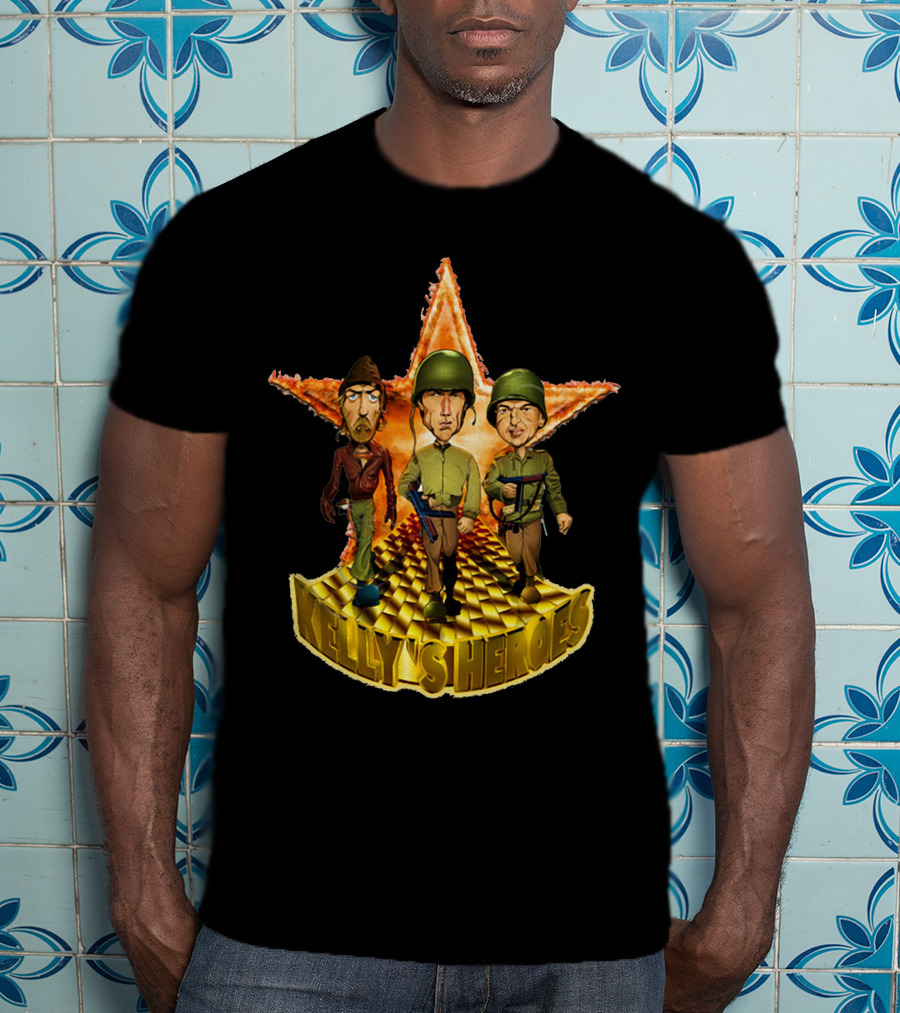 Kelly's Heroes 3 Soldiers Golden Star T-Shirt