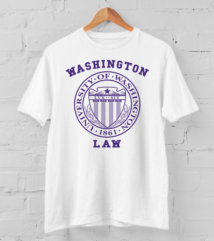 University Of Washington Law School Seal 1861 T-Shirt