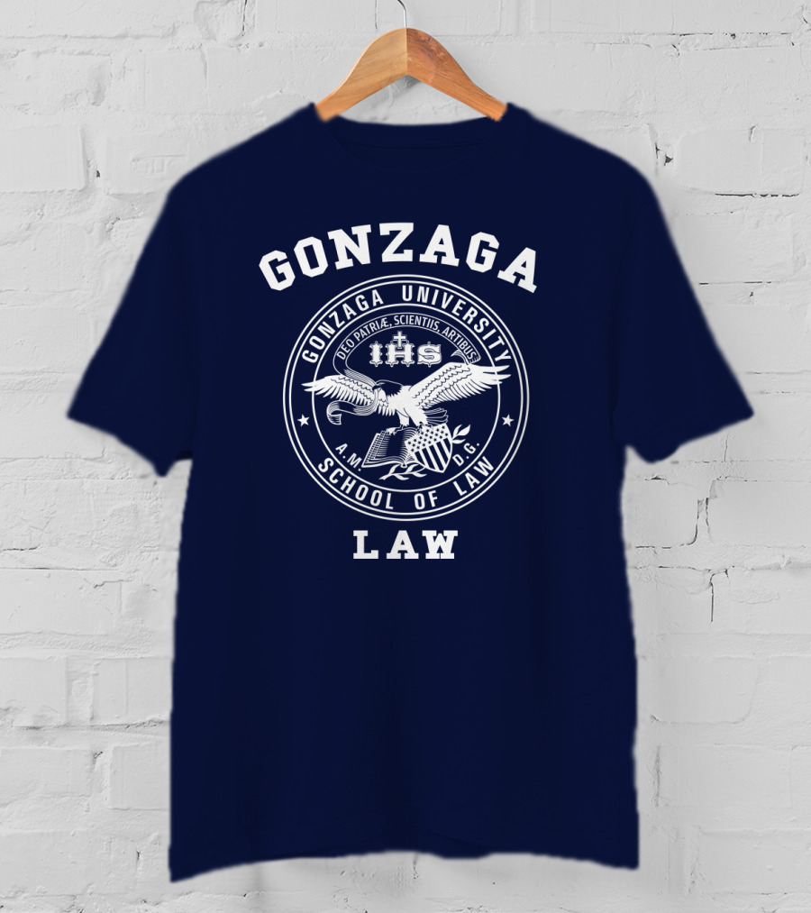 Gonzaga University School Of Law Seal Emblem T-Shirt