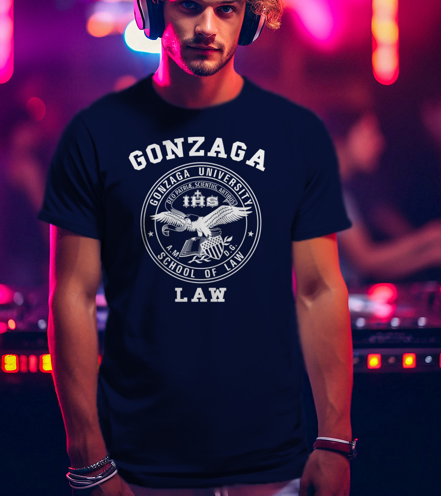 Gonzaga University School Of Law Seal Emblem T-Shirt