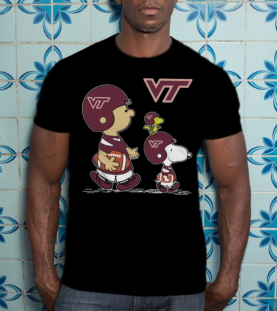 Virginia Tech Hokies Football VT Characters T-Shirt