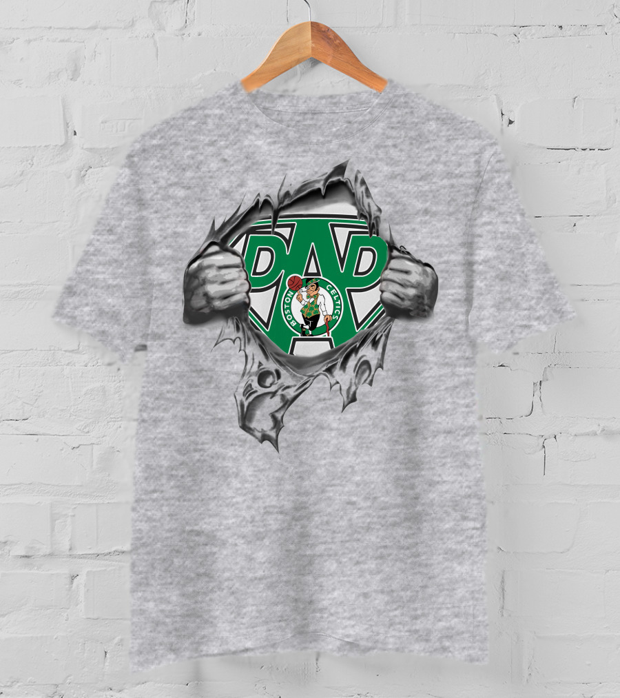 Boston Celtics Super Dad T-Shirt
