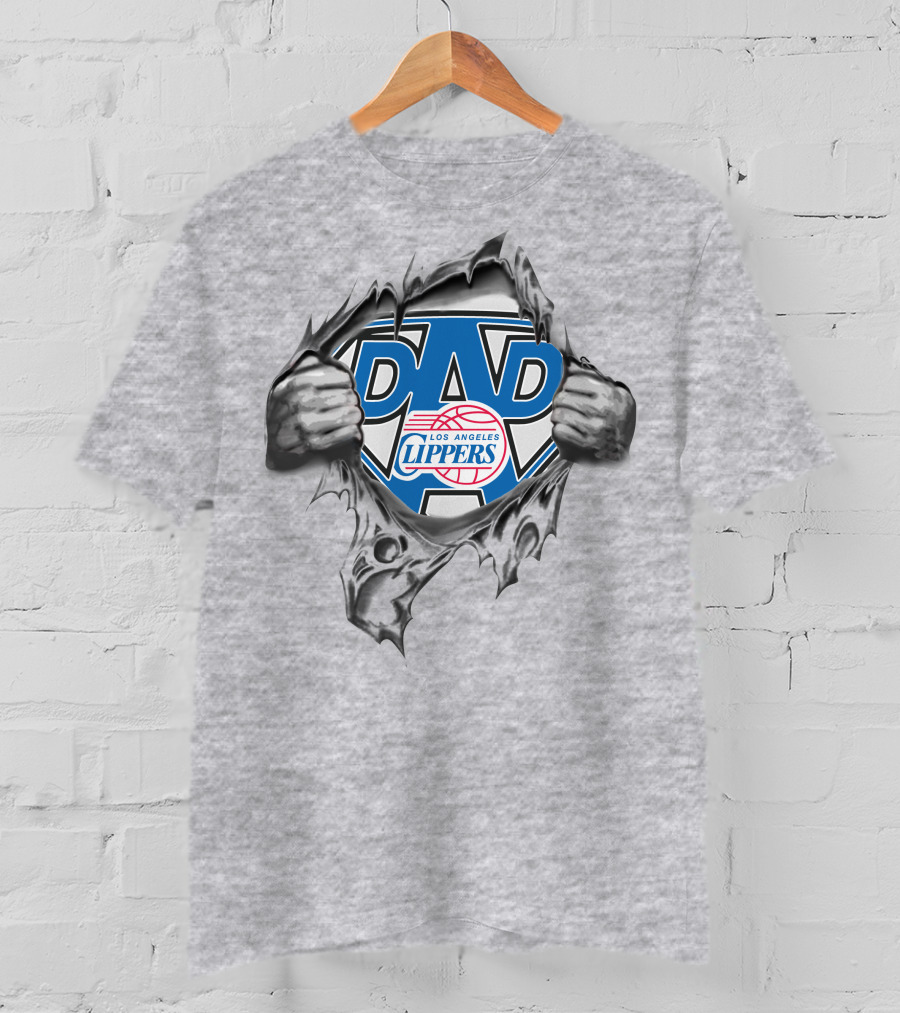Los Angeles Clippers NBA Super Dad T-Shirt