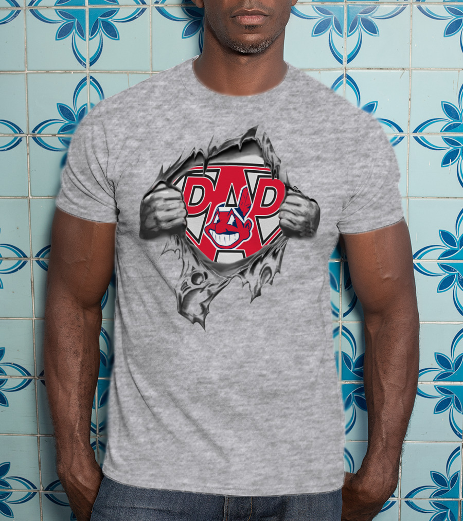 Cleveland Super Dad Chief Wahoo T-Shirt