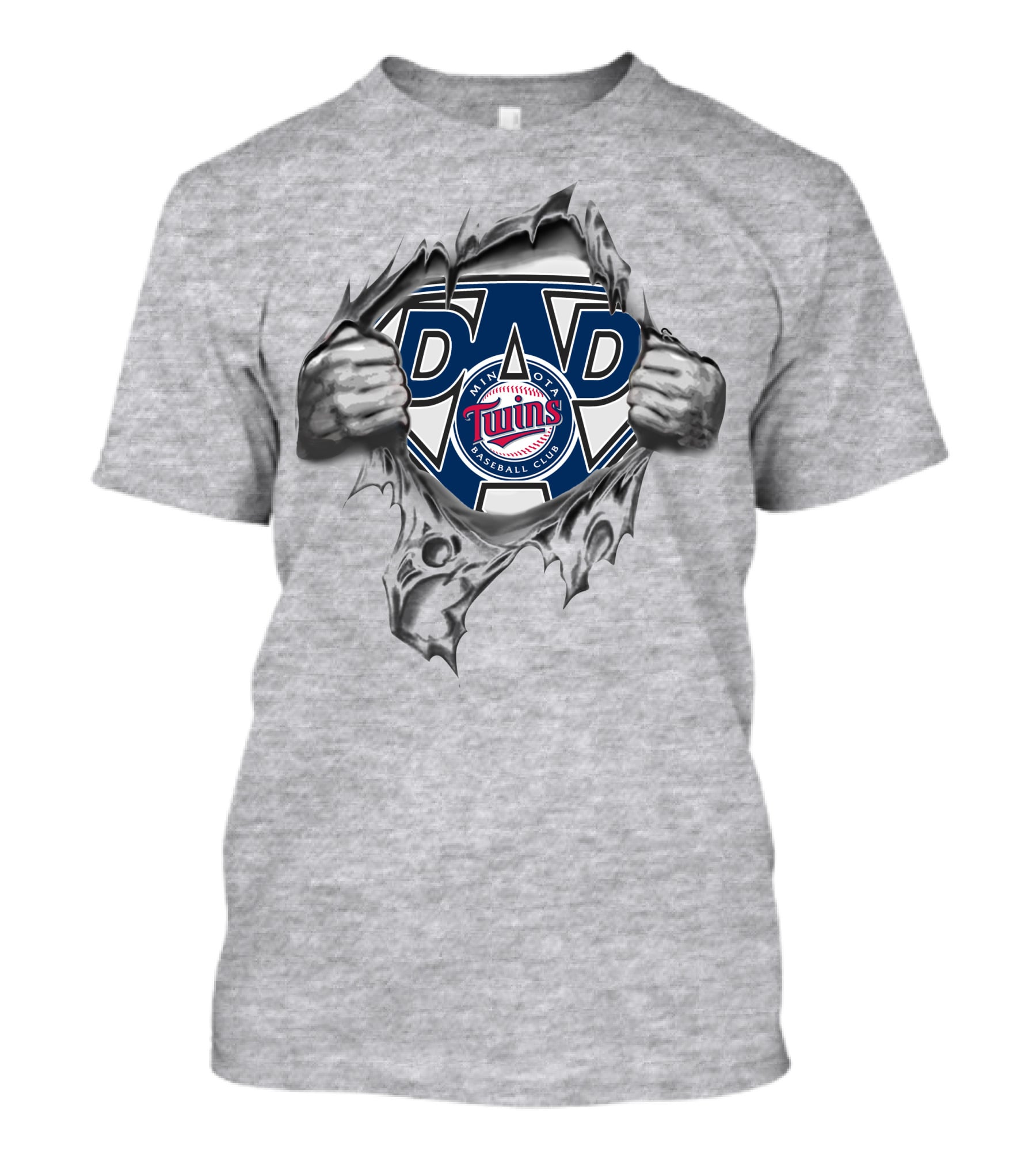 Minnesota Twins Super Dad Baseball Club T-Shirt