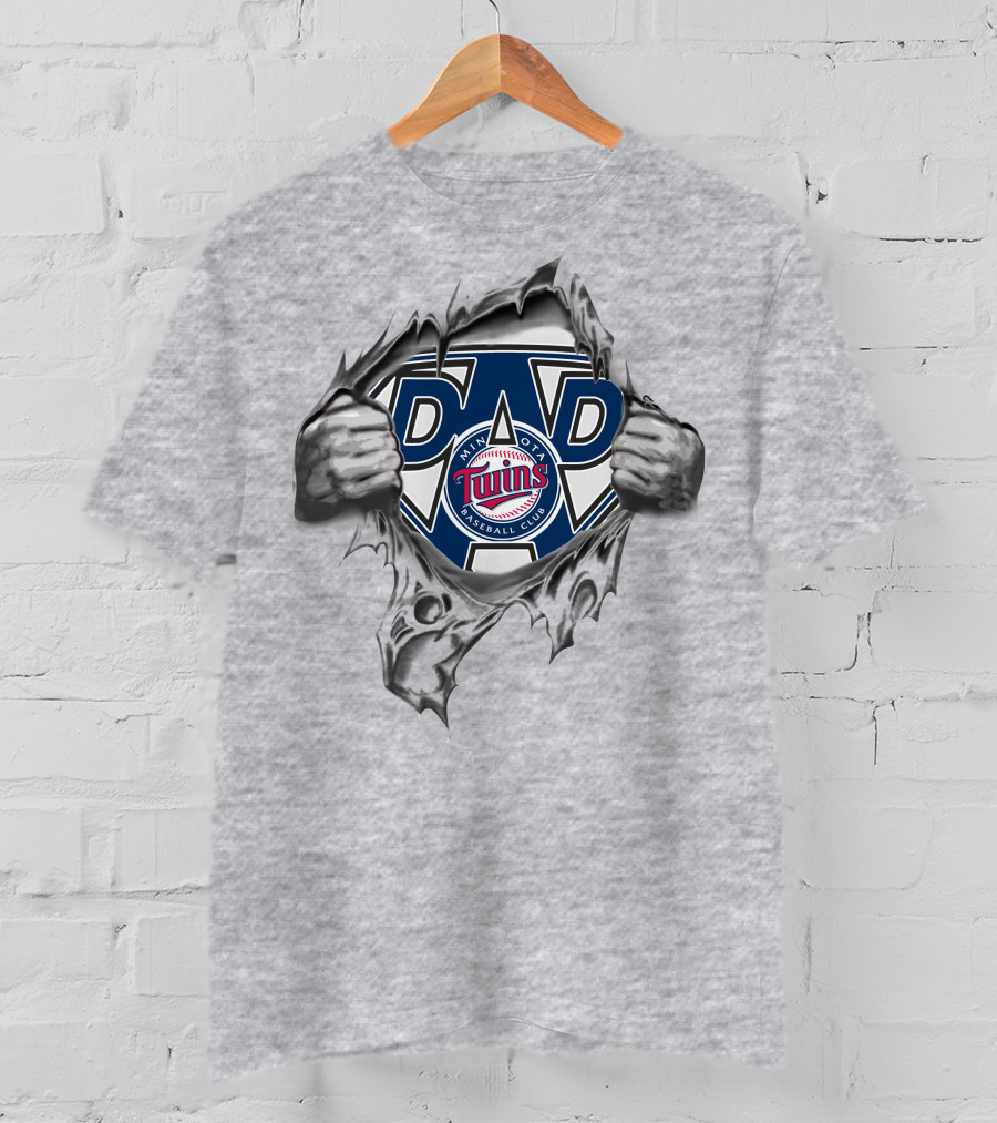 Minnesota Twins Super Dad Baseball Club T-Shirt