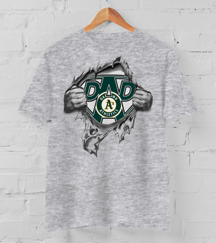 Oakland Athletics Super Dad T-Shirt