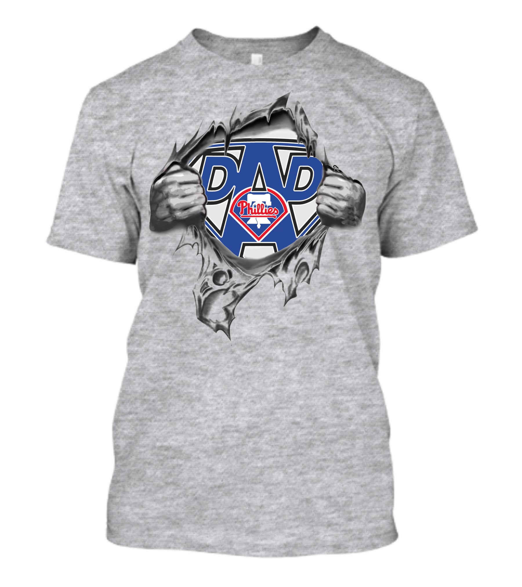 Philadelphia Phillies Super Dad Hero T-Shirt