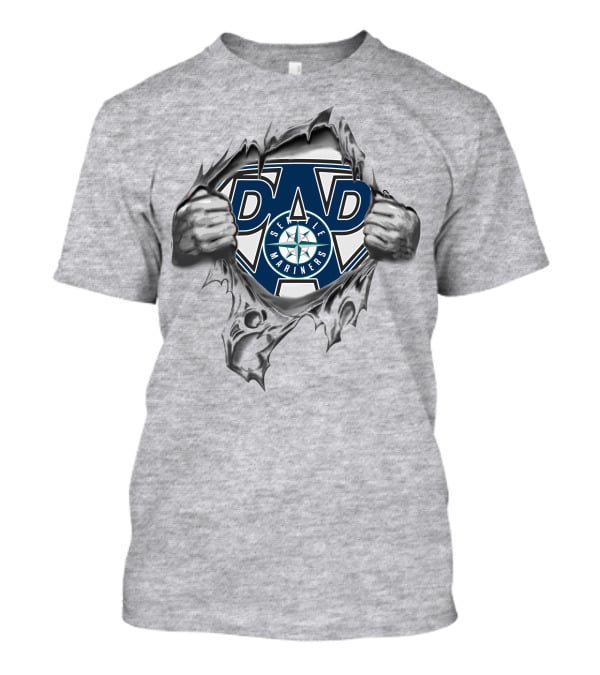 Seattle Mariners Super Dad T-Shirt