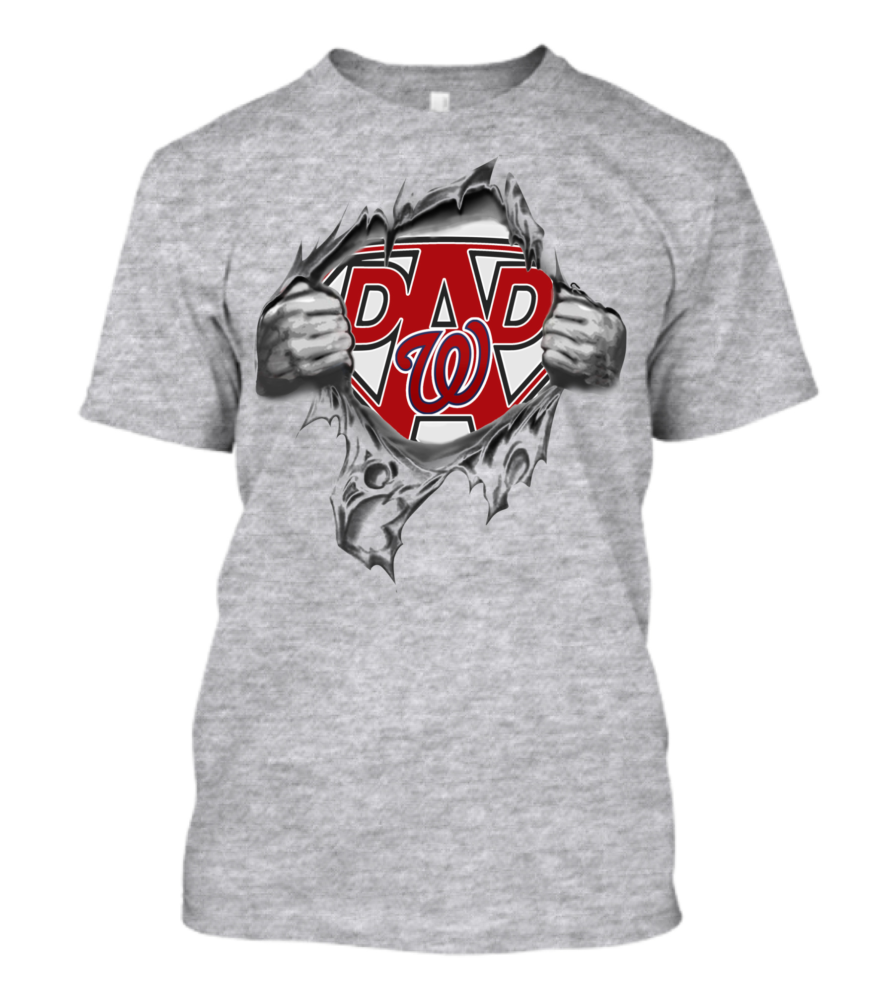 Washington Nationals Super Dad T-Shirt