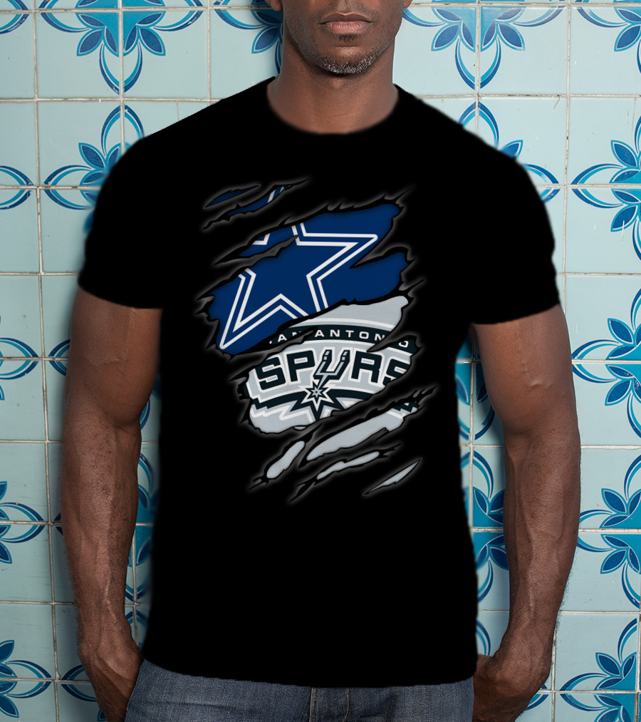 Dallas Cowboys San Antonio Spurs Fusion T-Shirt