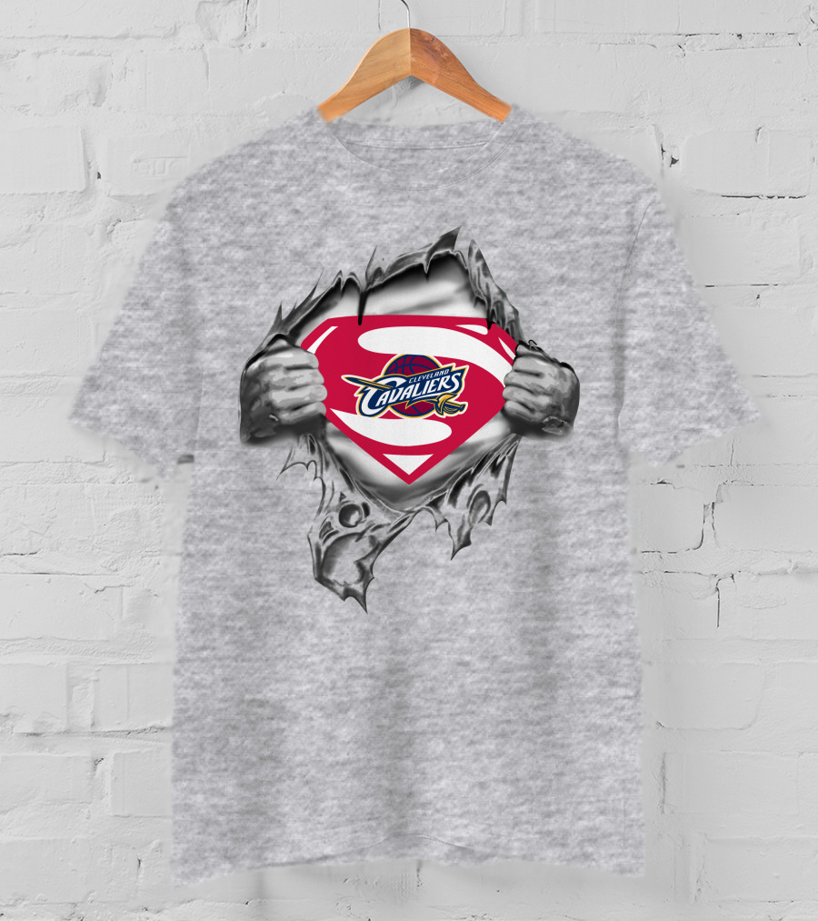 Cleveland Cavaliers Superman Logo Crossover T-Shirt