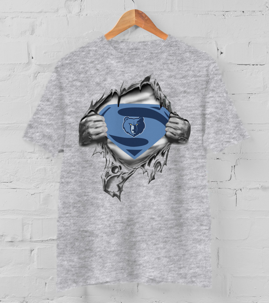 Memphis Grizzlies Super Emblem Power Unleashed T-Shirt