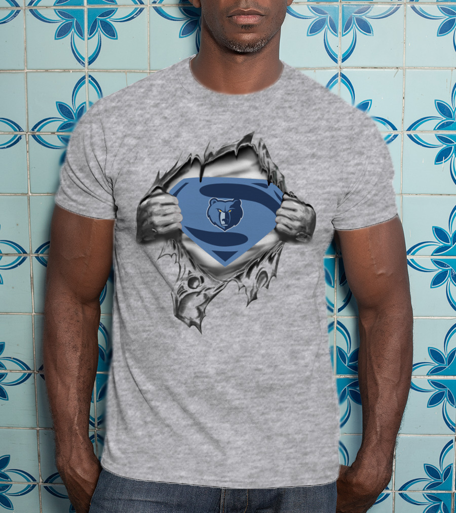 Memphis Grizzlies Super Emblem Power Unleashed T-Shirt