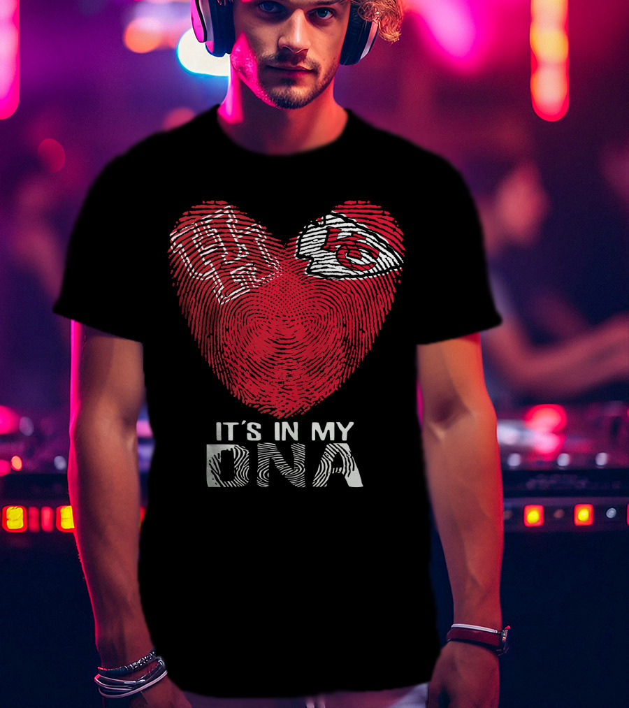 Houston Cougars Kansas City Chiefs It's In My Dna T-Shirt