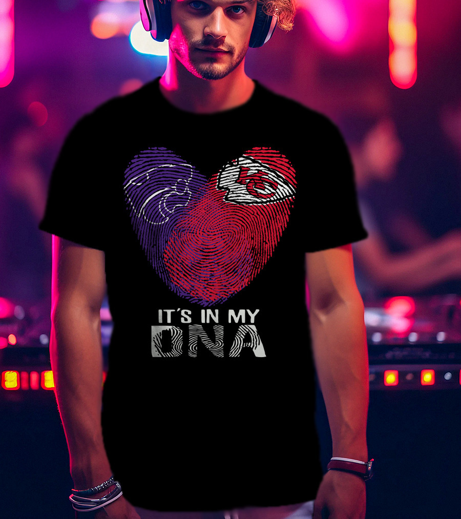 Kansas State Wildcats Chiefs It's In My Dna T-Shirt