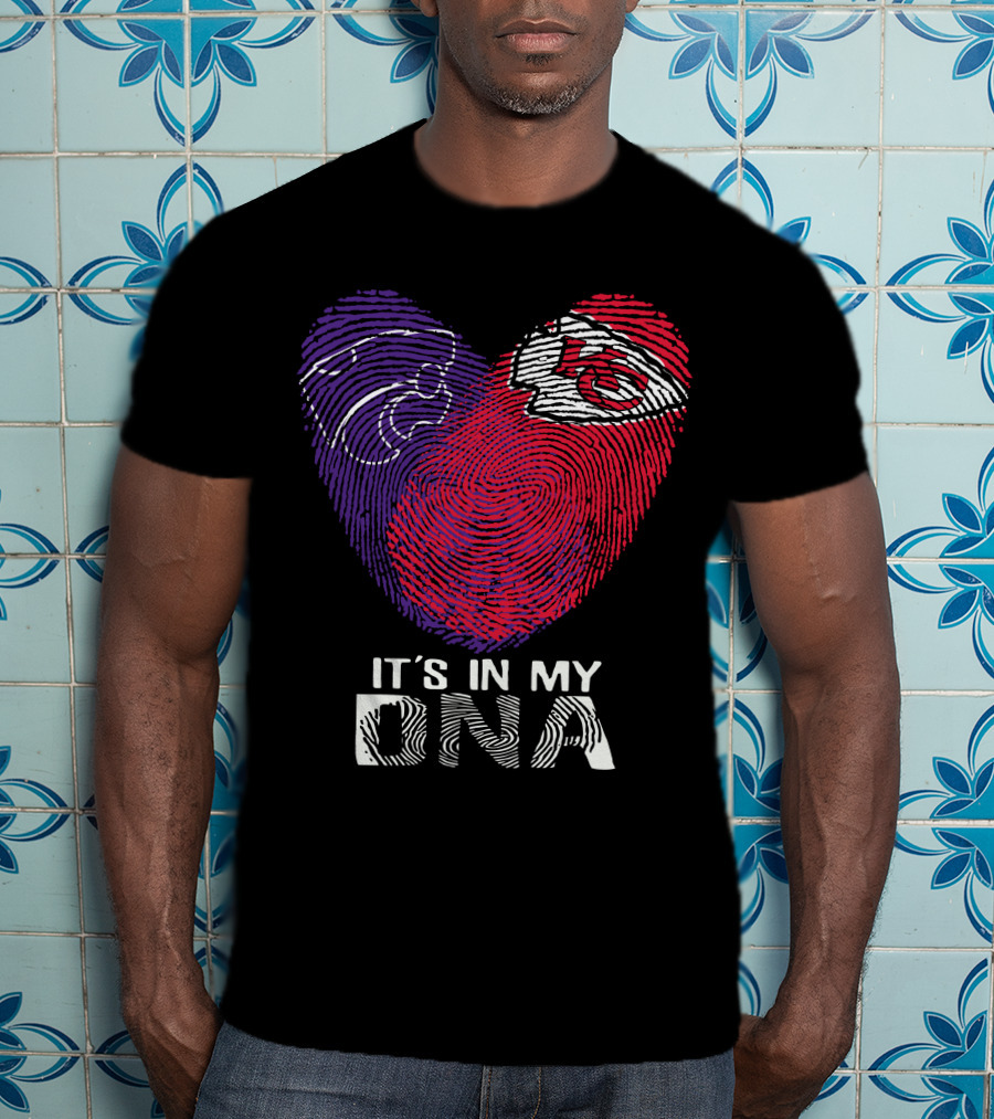 Kansas State Wildcats Chiefs It's In My Dna T-Shirt