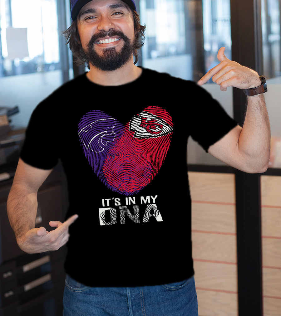 Kansas State Wildcats Chiefs It's In My Dna T-Shirt
