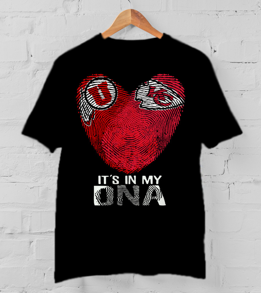 Utah Utes U And Chiefs Kc It's In My Dna T-Shirt