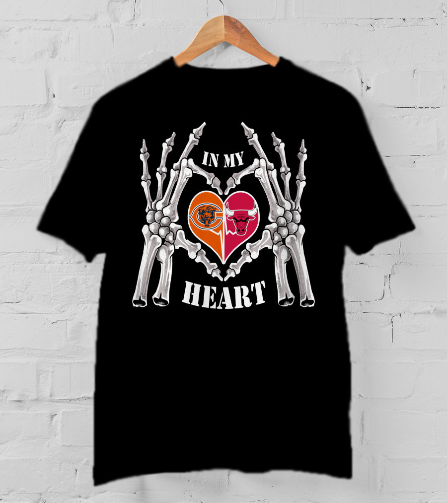 In My Heart Bears Bulls T-Shirt