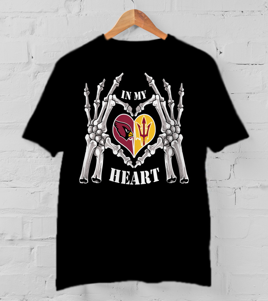 In My Heart Cardinals Arizona State T-Shirt