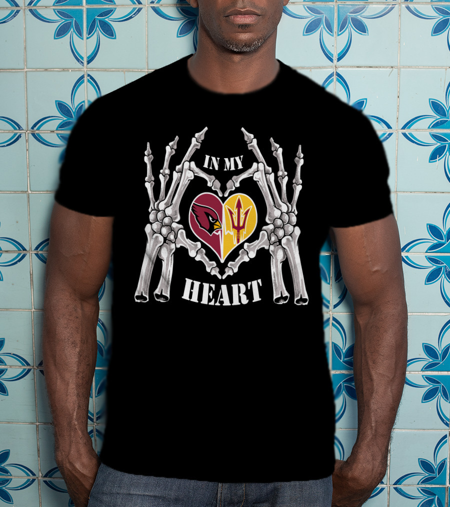 In My Heart Cardinals Arizona State T-Shirt