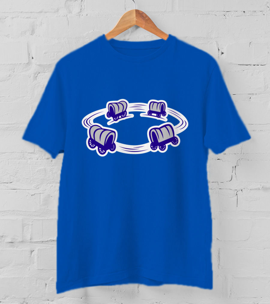 Circle The Wagons Buffalo Football Team Inspired Concept T-Shirt