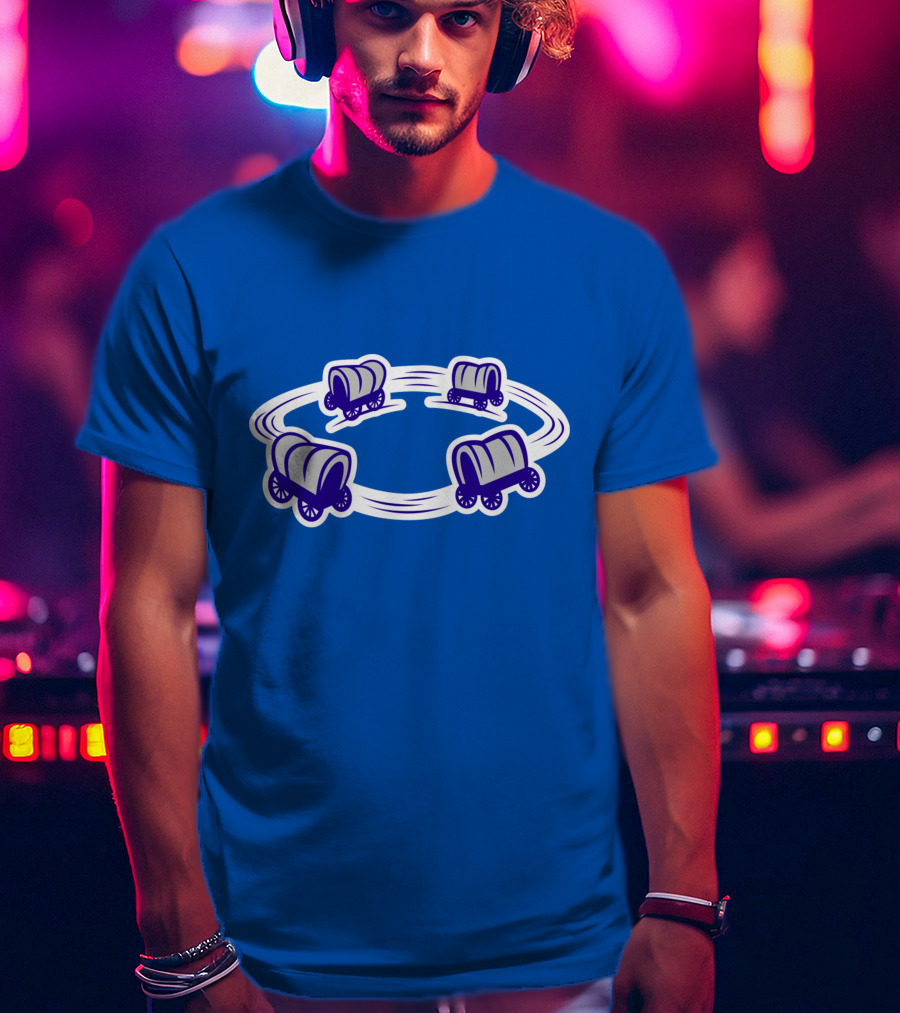 Circle The Wagons Buffalo Football Team Inspired Concept T-Shirt
