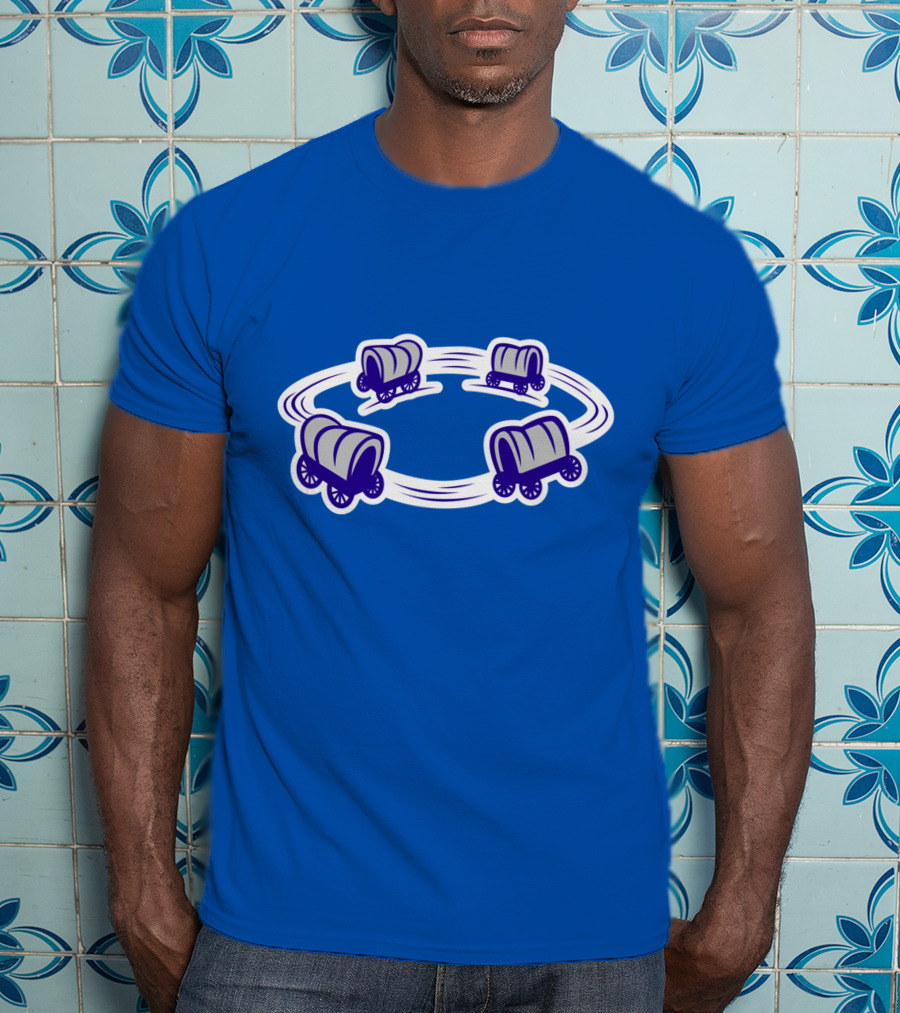 Circle The Wagons Buffalo Football Team Inspired Concept T-Shirt