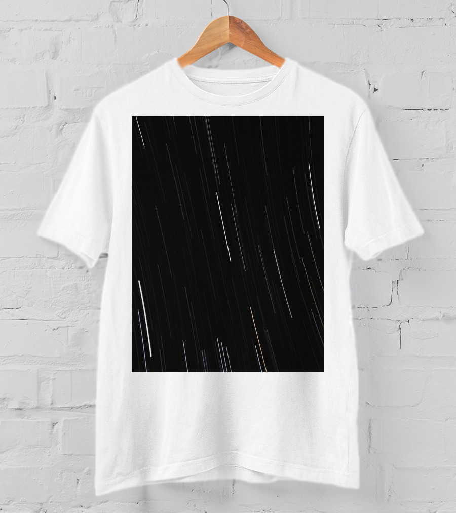 Back To Basics Scratch Night Sky Stripes T-Shirt
