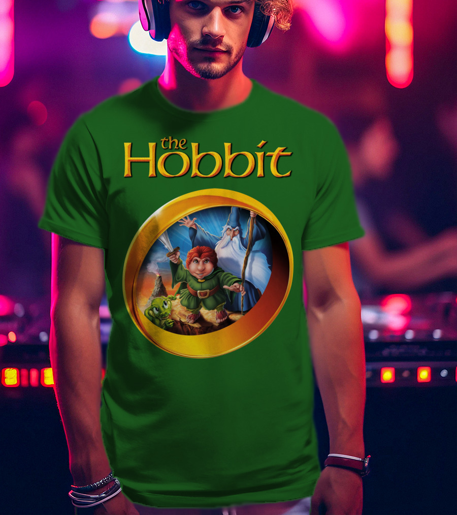The Hobbit Gandalf Bilbo Baggins Adventure Ring T-Shirt