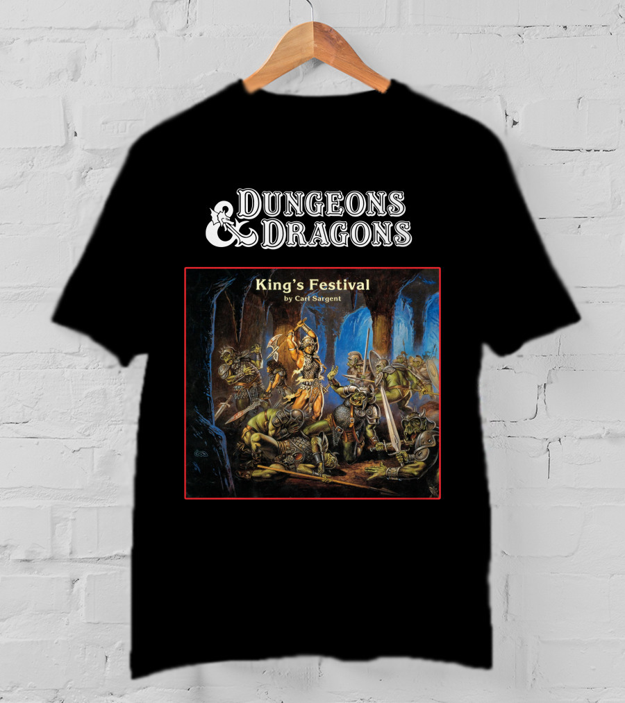 Dungeons And Dragons King's Festival By Carl Sargent T-Shirt