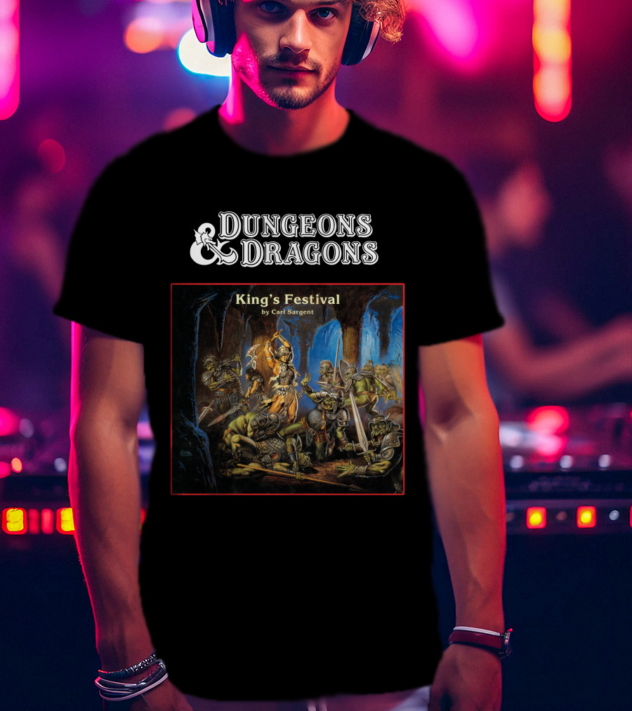Dungeons And Dragons King's Festival By Carl Sargent T-Shirt